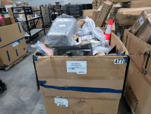Gloves, niche industries, garbage cans, industrial/automotive equipment, Bosch rotor, storage organizer, cones, & More