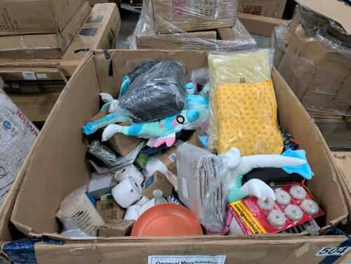Plushy, plates, bedding, mosquito dunks, plates cool skimmer, label rolls, candle, & More