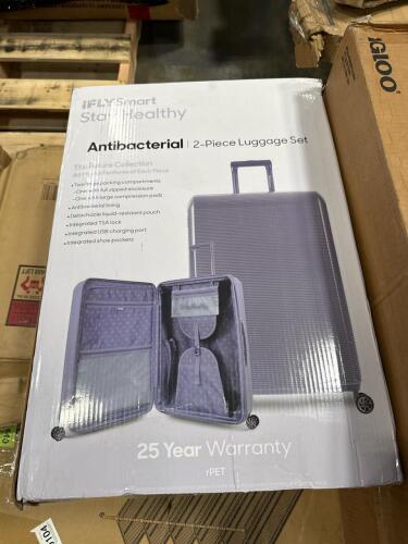 I fly smart luggage, shelving, 150 QT cooler