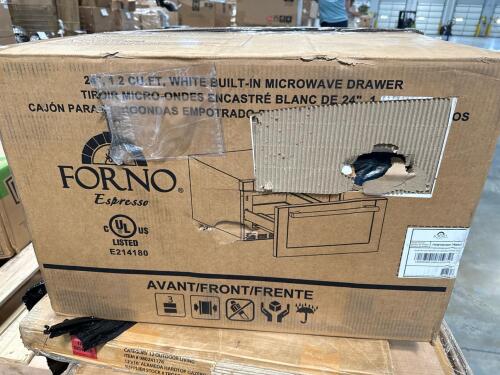 FORNO espresso pull out microwave drawer, hardtop gazebo box not complete?