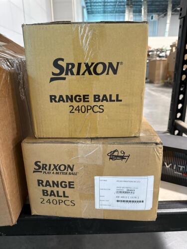 SRIXON range balls approximately 480