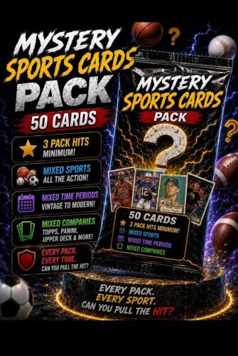 mystery sporting card lot