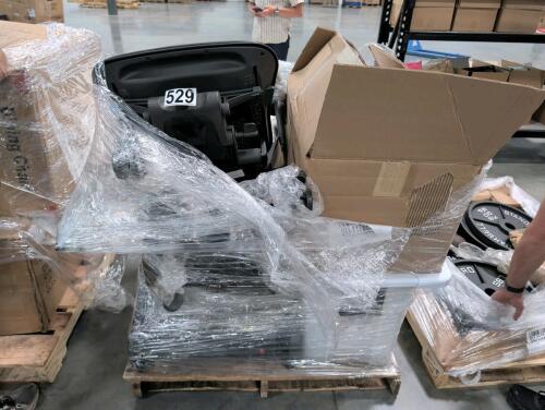 office chair, filters, sterilite bins, biltok treadmill?