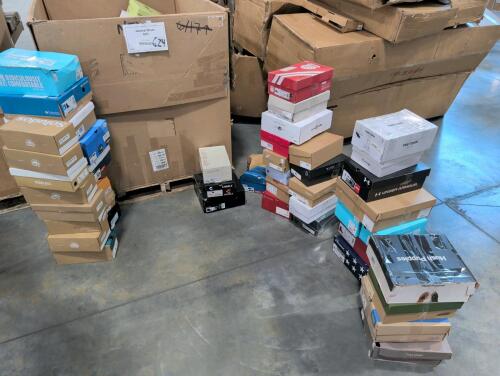 80 pairs of shoes: reef, Columbia, hey dude, soludos, Dr. scholes, lifestride, Kate Swiss, Mark Fisher, Kelly and Katie, journee, frye and Co, under armor, keen, Travis, Matthew, Steve, Madden and Moore