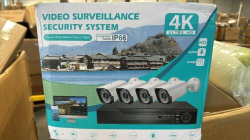 Miscellaneous pallet, pillows, video surveillance, aroma diffuser, hangers, & More