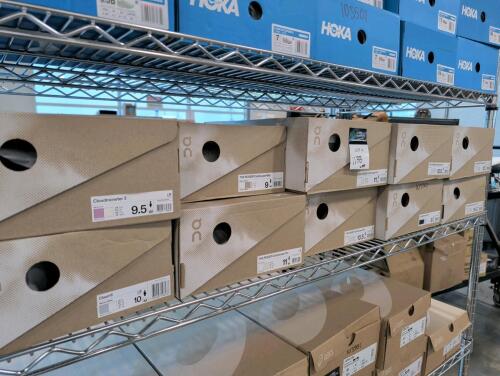 10 pairs of on shoes