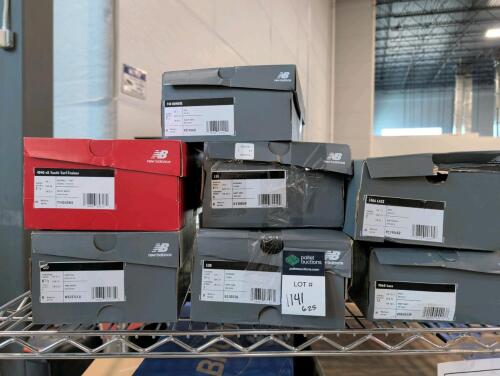 seven pairs of New balance shoes