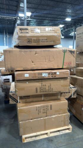 Miscellaneous furniture, treadmill, sofas, storage box, & More