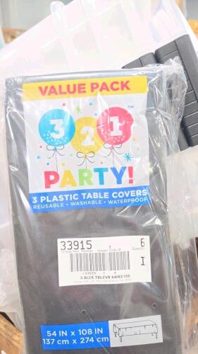 Teeter totter , storage bin, flooring, undergarments, party supplies, & More