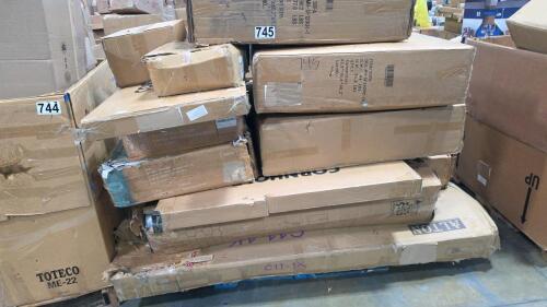 Misc furniture, sofa, mattress, cornhole and more