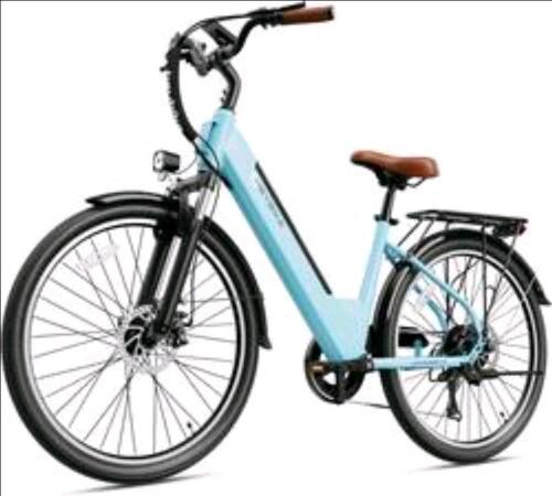 heybike cityscape 2.0 blue e bike