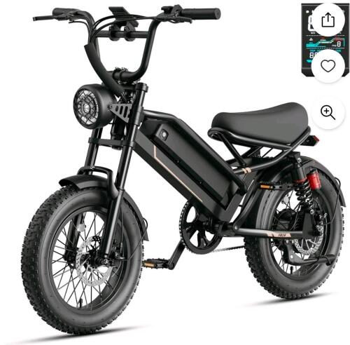YR16 e bike black