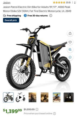 JAISOM patrol electric dirtbike