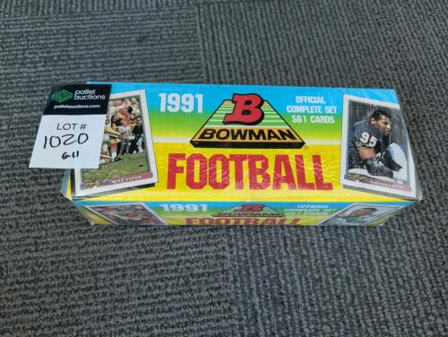 1991 Bowman Offical complete set 561 Football cards, sealed
