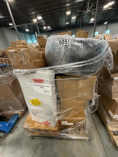 plastic folding chairs, Coleman coolers, household refrigerator by euhony,ottoman? and more