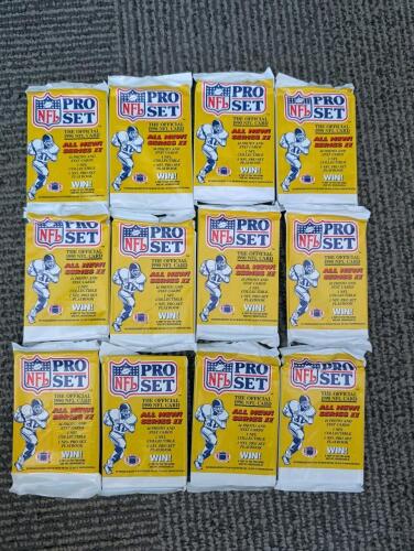 Vintage NFL Cards in sealed packs