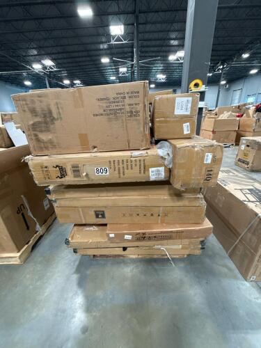 rolled mattresses And miscellaneous furniture