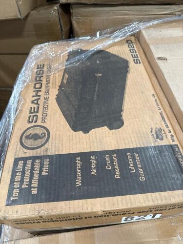 130 lb. hex dumbbell set, seahorse protective equipment case, basketball hoop, microwave and more