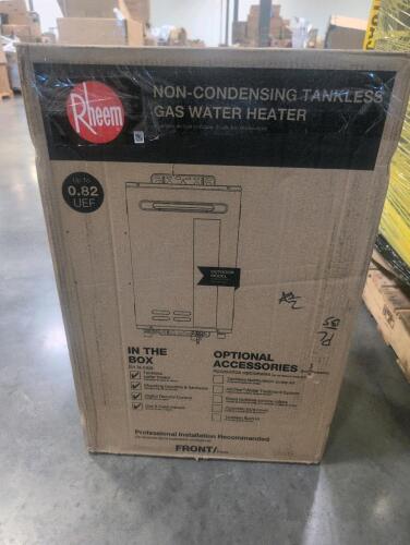 Rheem non condensing tankless gas water heater