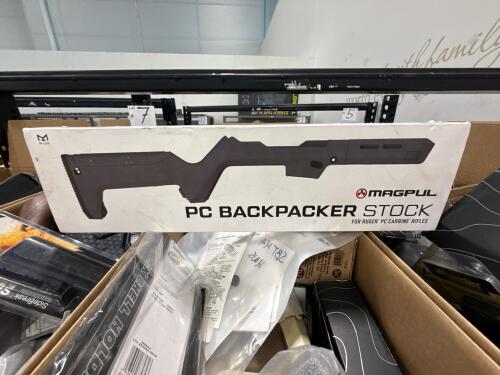 miscellaneous gun and ammunition accessories, side break, holsters, backpack stock, Uncle Mike's holsters, Magpul, much more