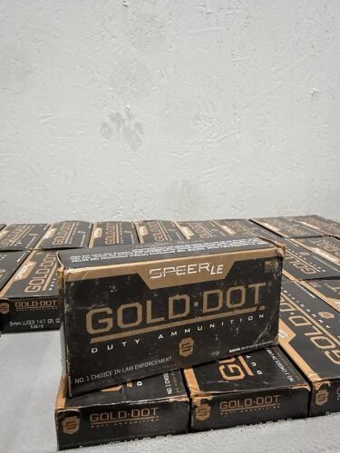 Gold Dot 9mm shelf