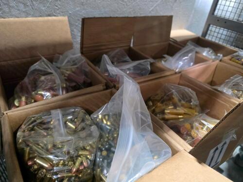 misc box of 9, shotgun, 45, 40 and more