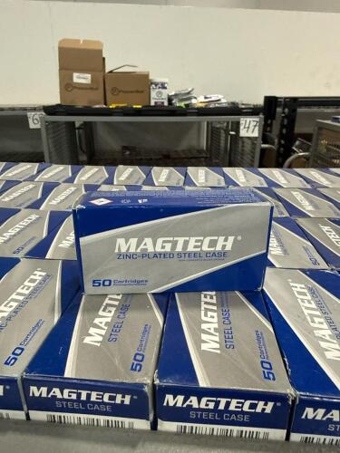 shelf of mag tech 9 mm