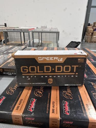 shelf of Blazer ammunition 380