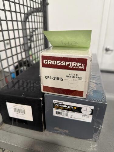 Scopes: crossfire two rifle scope CF 2&ndash;31015, SIG SAUER whiskey four rifle scope S0W43003, CV life