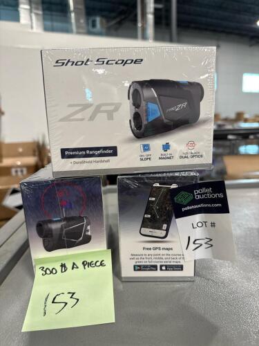 Three &ndash; shot scope premium rangefinder pro ZR