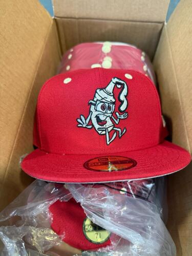 22- Rocket City Trash Pandas New Era 59FIFTY Alabama Whitte Sauce Fitted Cap