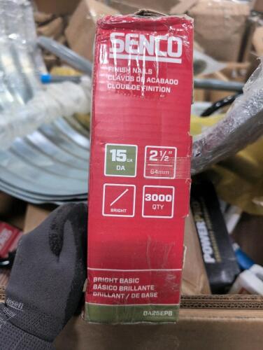 Industrial/automotive, weight bar, SENCO finish nails, window well inserts, TREX Hideaway fasteners, car parts, brackets, & More