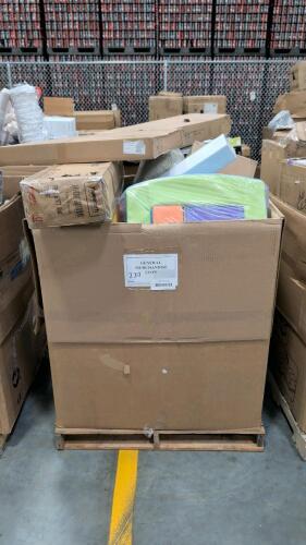 Ostrich chair, plastic pole, foam cubes, furniture Paper towels, & More
