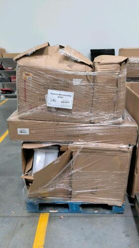 Sofa piece, shelf tea dispenser, linens, hand liners, chair, next of kin box, & More