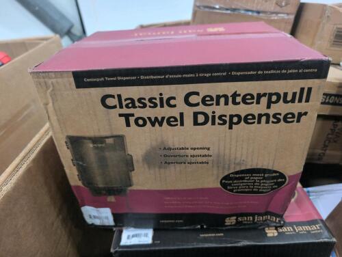 Towel dispenser, hangers, diapers, gloves, swimming pool, & More