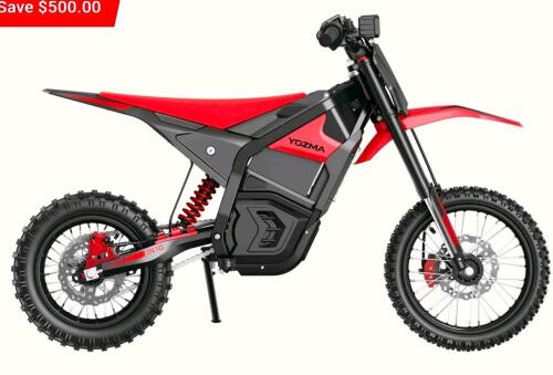 YOZMA IN 10 electric dirtbike red