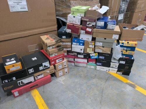 Shoes:(approximately 70 pair)DC, Clarks, Skechers, Birkenstock, Sam Edelman, reef, Carl Lagerfeld, Steve Madden, Alan Edmunds, kids, CHIPPEWA, & More