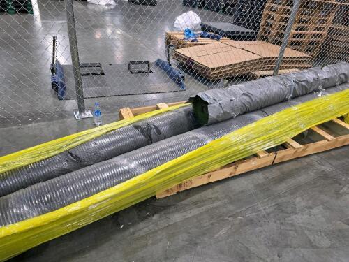 Three rolls of turf