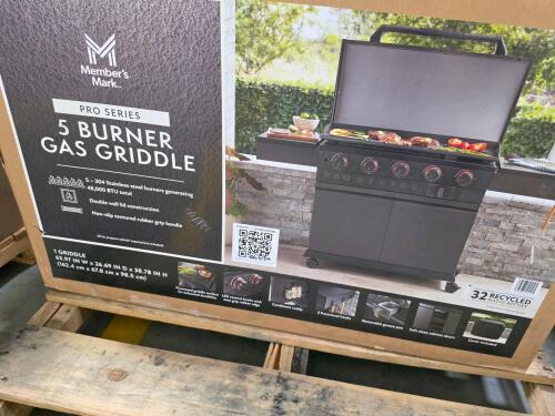 Pro series 5 Burner Gas griddle