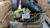 Industrial/auto- tires, Wilton hitch vise, spring, spare, cable and more - 3