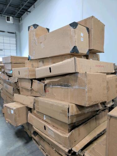 mega stack of furniture and other Masonic items