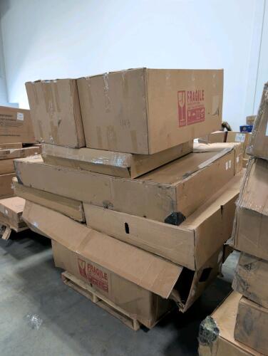 large pallet of furniture another miscellaneous items