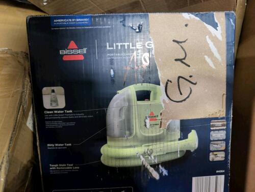 European deluxe air mattress for your mother-in-law, Bissell Little Green mini vacuum, nitrile disposable glove, furniture and more