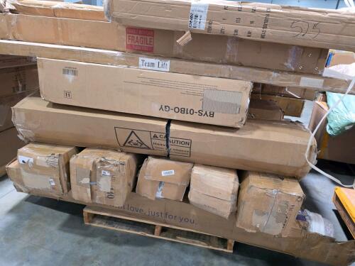 Multiple mattresses, furniture, DNA motoring BRC &ndash; T122 &ndash; BK & More
