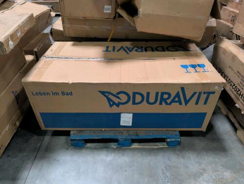 DURAVIT bathtub, ARCHITEC, 60 x 30 integrated panel height drain left