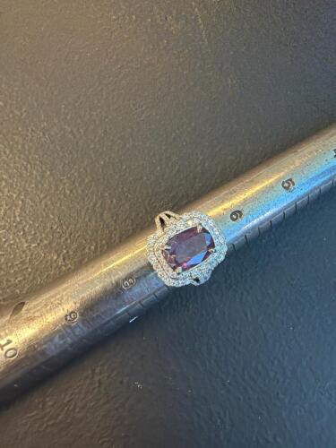 Kristian Olsen Denmark Kashmir sapphire and diamond ring