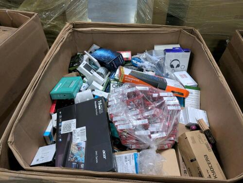 portable monitor, electronics, chords, another items
