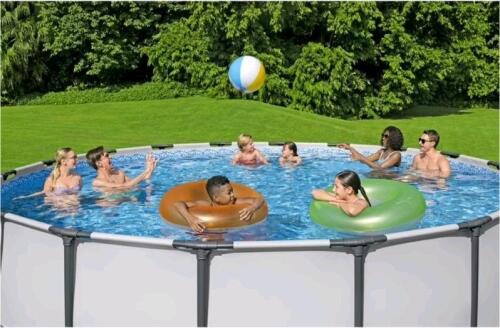 Frigidaire deep freeze, insignia soundbar, metal frame pool set, and other miscellaneous pools