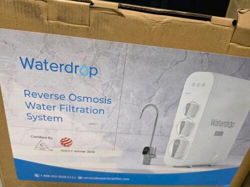 Water drop reverse osmosis water filtration system