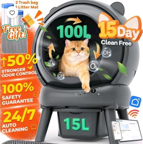 Mattress, auto cat litter box, misc furniture and more